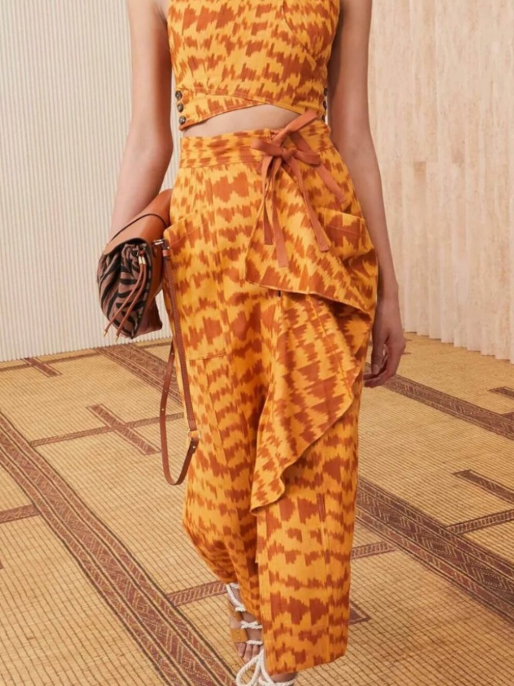 NWOT ULLA JOHNSON Nomika Skirt in Koa XS $645